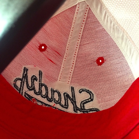 Shady Original Eminem Red + White baseball cap snapback Authentic Merch Vintage - Picture 8 of 10